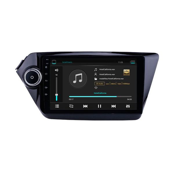 Android 10 Touch Screen Quad Core Car WIFI GPS Rádio Estéreo Vídeo Áudio Para Kia K2 RIO 2011- 2015 Car DVD Player