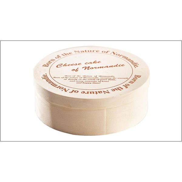 Custom Logo Poplar Bark or Custom Round Wood Veneer Fruits Container for Eco-friendly