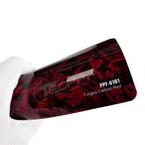 Кованая красная краска из углерода, защитная пленка для автомобилей