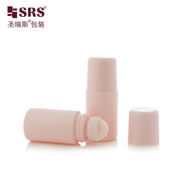 RPPC-60ML Injection Blowing Custom PP PCR Plastic Roller Ball Bottle For Body Gel Applicator
