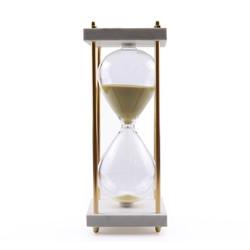 wholesale home decoration wooden tea timer 60 minute vintage hourglass sand timer wood clock