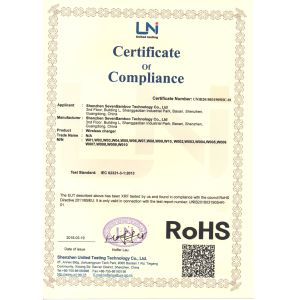 Shenzhen SevenBamboo Technology Co., Ltd Certifications
