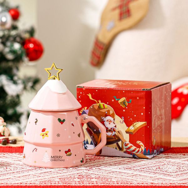Custom 3D Water Cup Ceramic Coffee Mug Gift Box for Christmas Occasion and Gifts