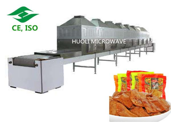 Microwave Dryer Pet Food Sterilization Equipment For Dog / Cat Food