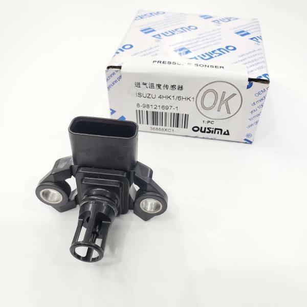 OUSIMA 8-98121697-1 Map Pressure Sensor 8981216971 Intake Air Pressure Sensor For ISUZU 4HK1 6HK1