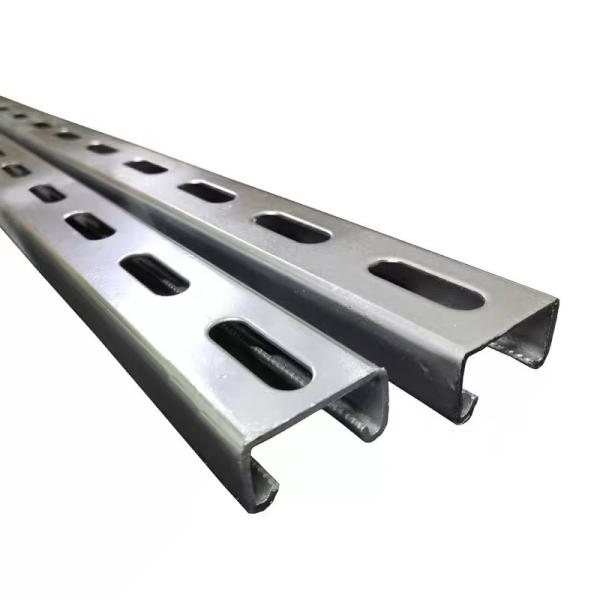 Organized Cable Management Steel Slotted Channel With Cable Trunking C Slotted Channel