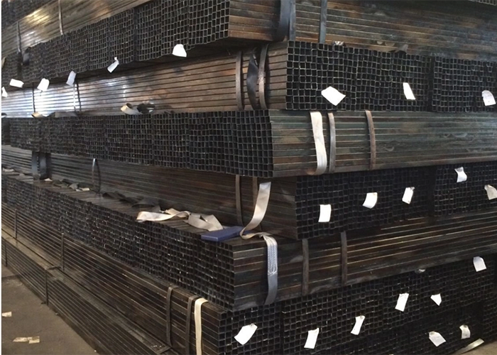 7 Inch Sch40 Stkm 13a Black Galvanised Heat Treated Pipe