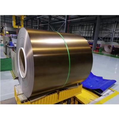 INOX Color Stainless Steel Coil Cold Rolled 201 304 430 8K Mirror Golden