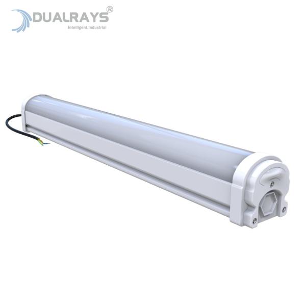 Lâmpada de abrigo plástica completa 4ft 160LPW IP65 da prova do diodo emissor de luz tri para a longa vida do armazém do estacionamento