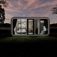 5.4 toneladas Casa de cápsulas de maçã branca Glamping Pods pré-fabricados Anti-corrosião
