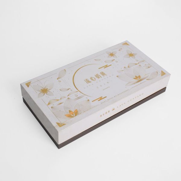 Laminado Brillante Selección Competitiva Pastel de Luna Chocolate Dulces Paquete Regalo Caja de Papel