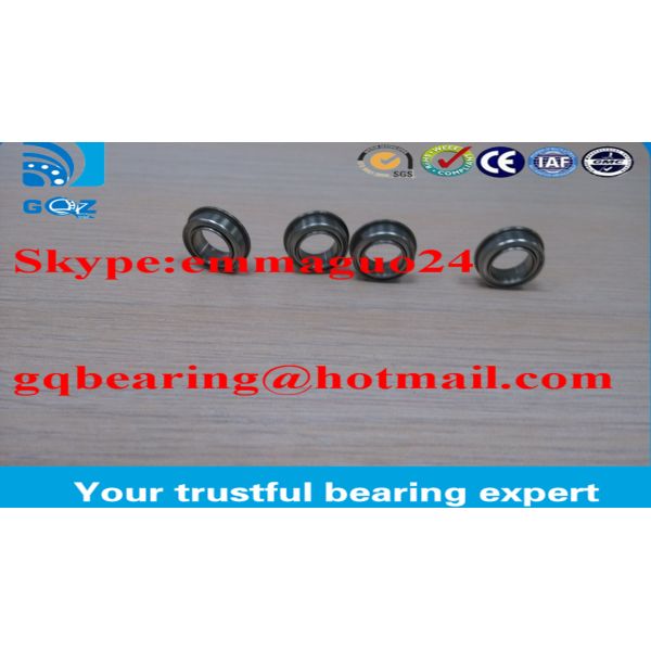 Flanged Miniature Automotive Bearings Single Row Ball Bearing FRW168