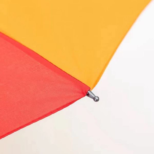 Repel Umbrella 8 pieces Windproof Travel Manual Rainbow Umbrella  zmgmsmh Rainbow Umbrella Portable Tri-Folded Umbrella