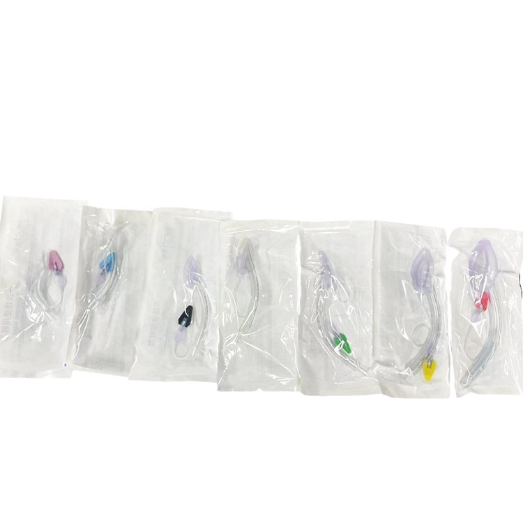 Mascarilla laríngea de PVC desechable para anestesia médica precio al por mayor