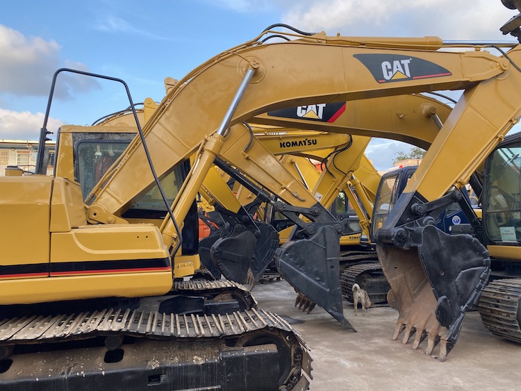 Гидравлический тип 320B Crawler использовал экскаватор CAT 20 тонн