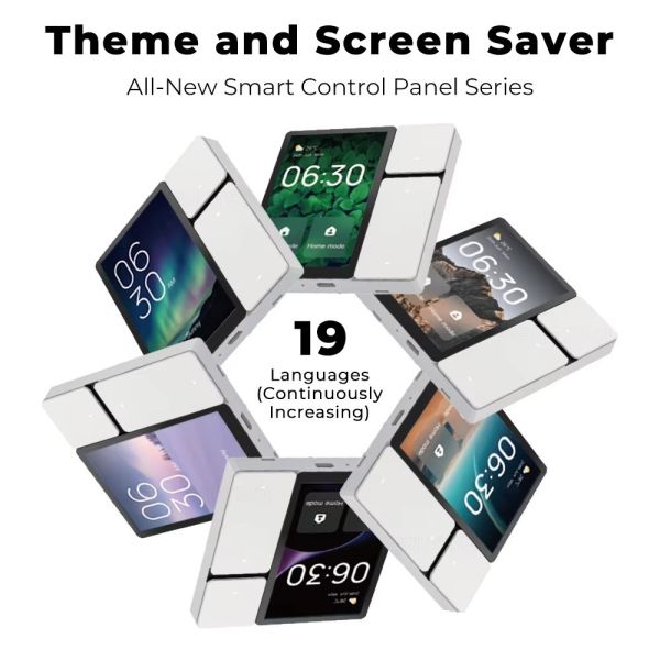 OTA Remote Tuya Smart Control Panel Screen BLE Mesh Gateway For Smart Hotels