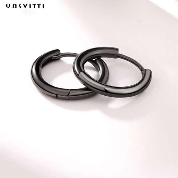 людей серег 316L ювелирных изделий 0.07oz 0.12cm серьги обруча нержавеющей стали стерлинговых серебряных