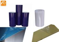 Anti Scratch Aluminum Protective Film Blue Paint Protection Wrap Roll For Metal Mette