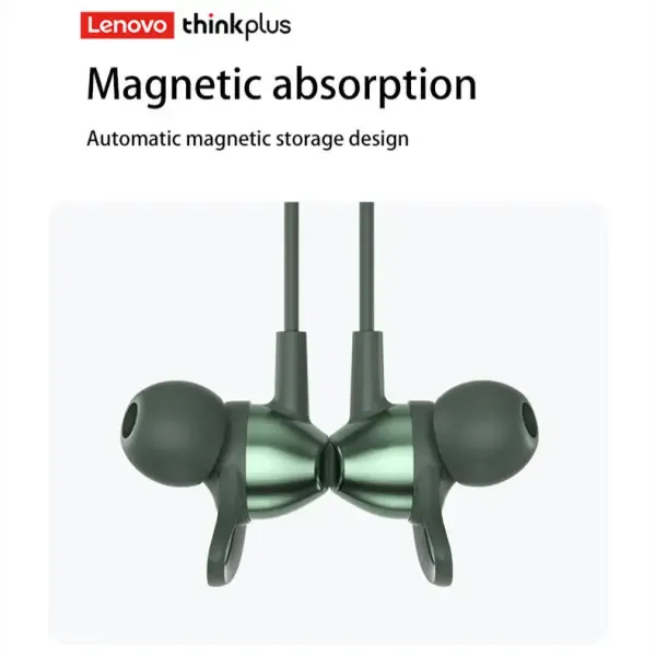 Lenovo BT10 Neck Wireless Earphones Silicon Waterproof Bluetooth Neckband Earbuds