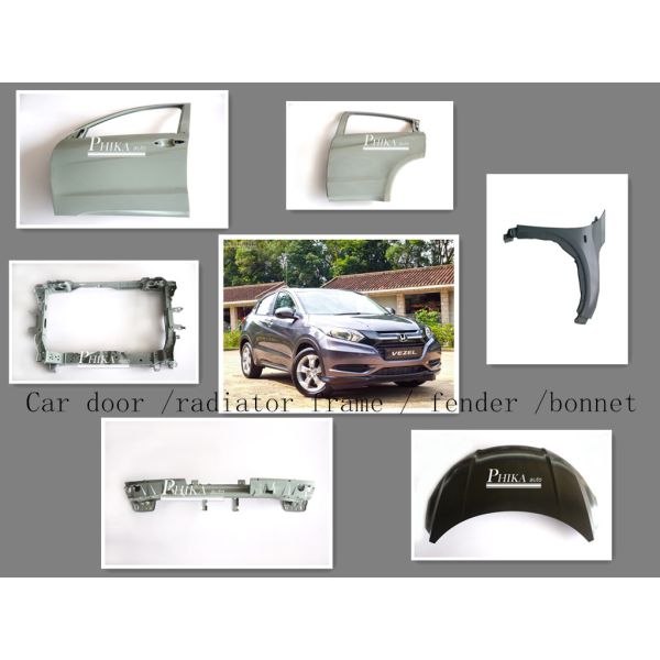 Durable Metal Car Trunk Lid Cover For Honda Vezel  / HRV 2015 Hybrid