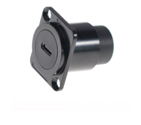 Zinc Alloy Round Data Connector for Audio Devices Dustproof and Durable