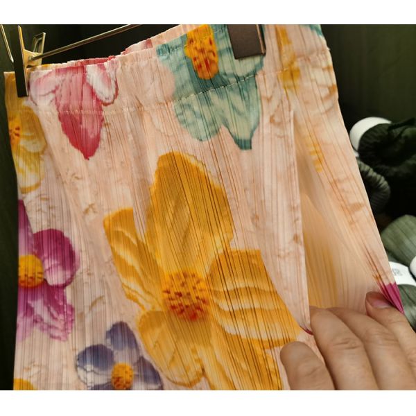 Women's Casual Half-Length Skirt with Printed Flowers New Summer Style Versatile Mid-Length Printed Skirt