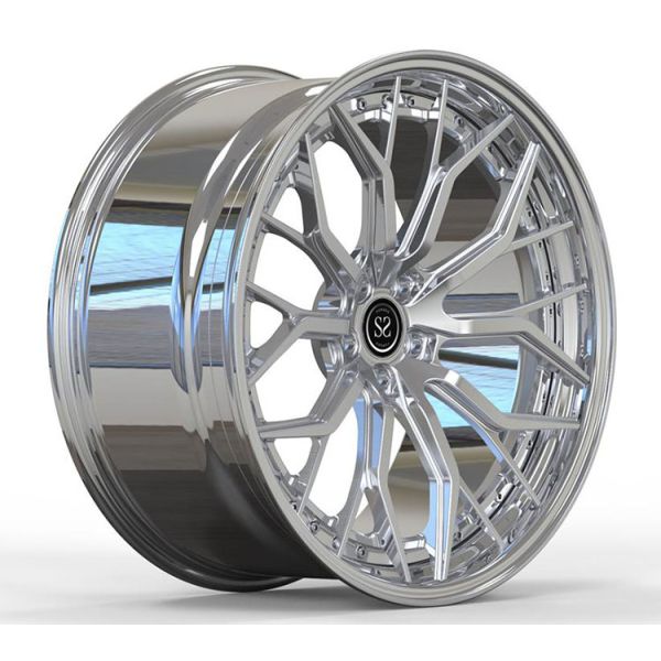 Fit To 2016 Audi RS6 Approx 700 Bhp 6AD2.181 Polish 2-PC Froged Alloy Rims 5x112 12Jx20