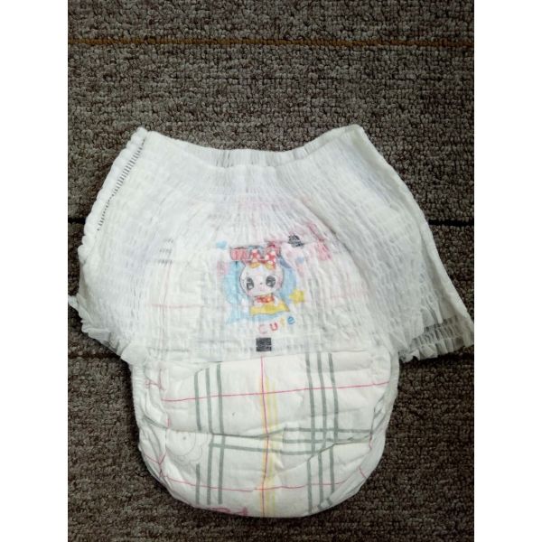 Тяга младенца пеленки ткани пластиковая вверх по абсорбции брюк мягко Бреатабле сильной