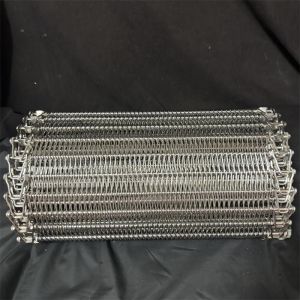 Stainless Steel Freezing Food Conveyor 304 Stainless Steel Spiral Balance Mesh Belt
