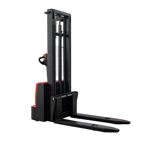 Walkie Electric Pallet Stacker With PU Wheel Loading 1000kg 1500kg