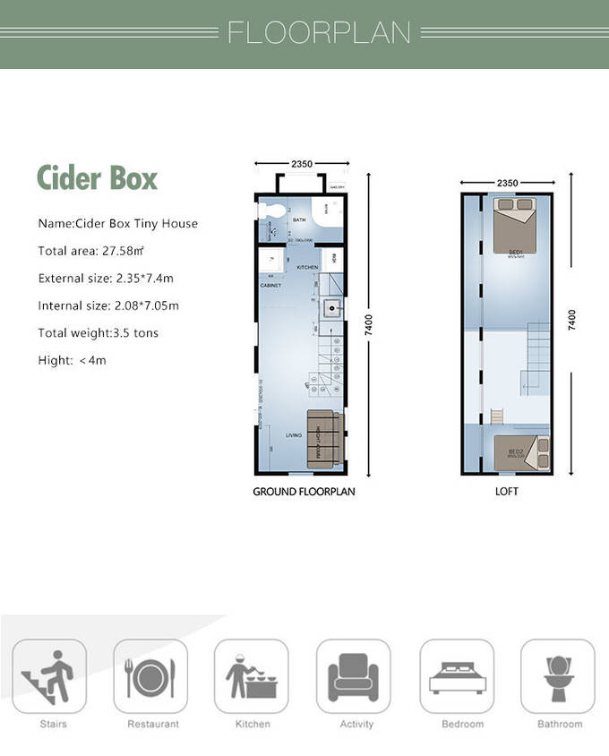 Alu.Casement Door Laminate Flooring Tiny Living Home Solutions Модульный дом