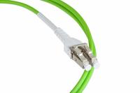 LC-LC 100 comprimento frente e verso multimodo do cabo de remendo 50/125 da fibra do gigabit OM5 personalizado