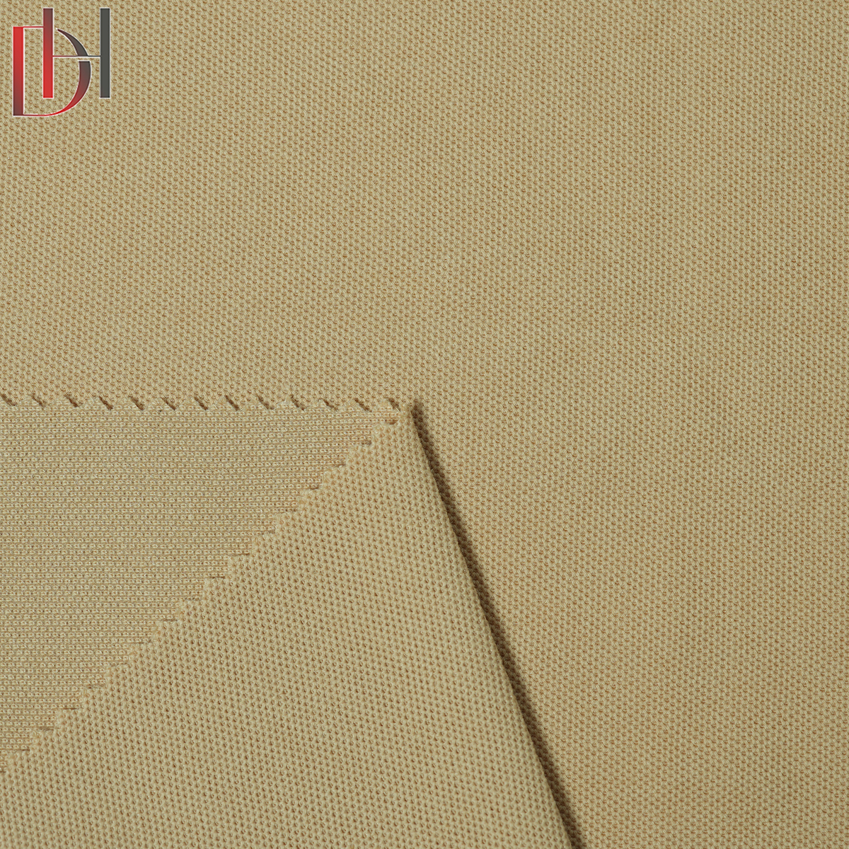 Wholesale Breathable Double Pique Fabric 63% Cotton 37% Polyester 210gsm For Garment Factories