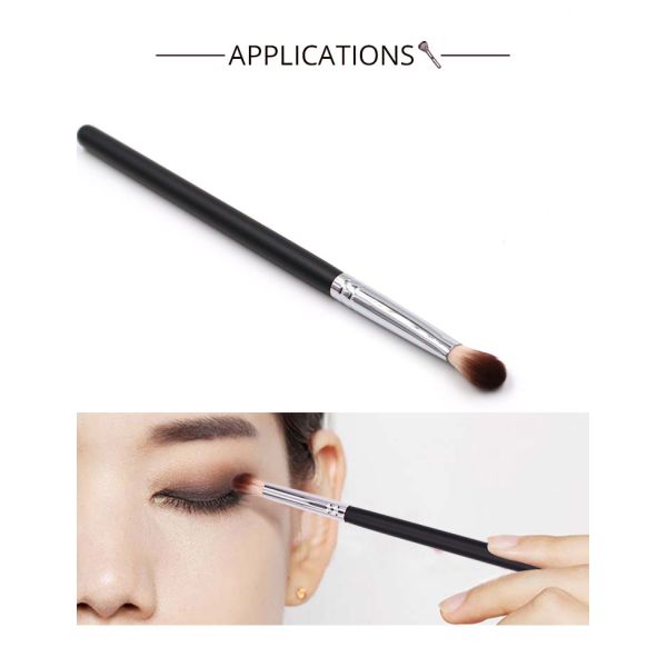 OEM ODM Synthetic Hair Eye Makeup Brush Set With PU Leather Bag