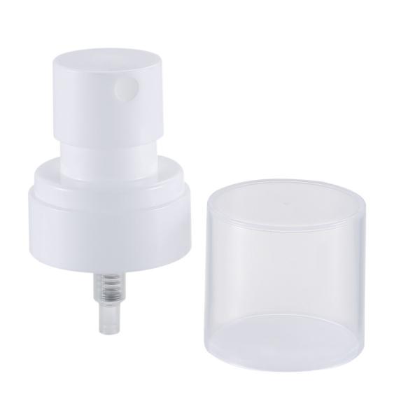20/410 20mm Fine Mist Sprayer White Black Ribbed Skirt Toner Perfume Pump For Facial Bottle