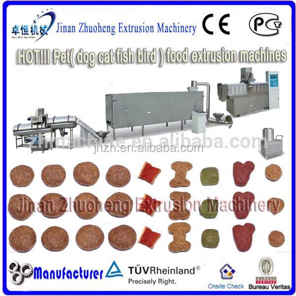 Stainless Steel Twin Screw Extruder Pet Food Extrusion Machine Line for Diesel Energy