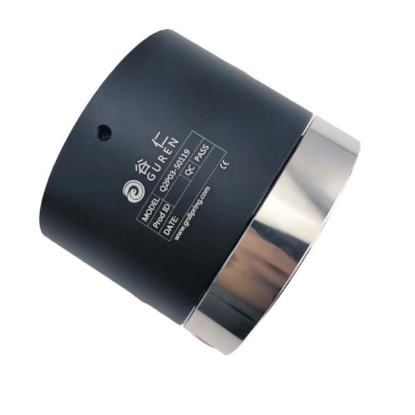 2 Circuits Large Aperture Gas Slip Ring OD 119mm Aluminum Alloy Shell