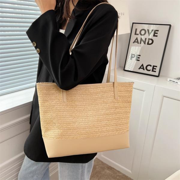 Raffia Crochet Straw Bags, Straw Bag, Crochet Bag,  Mesh Beach Bag, Crochet Purse, Raffia Tote Women Bag, Raffia Bag,  Crochet Tote, Straw Tote Bag, Handmade Bag, Summer Bag, Beach Bag,