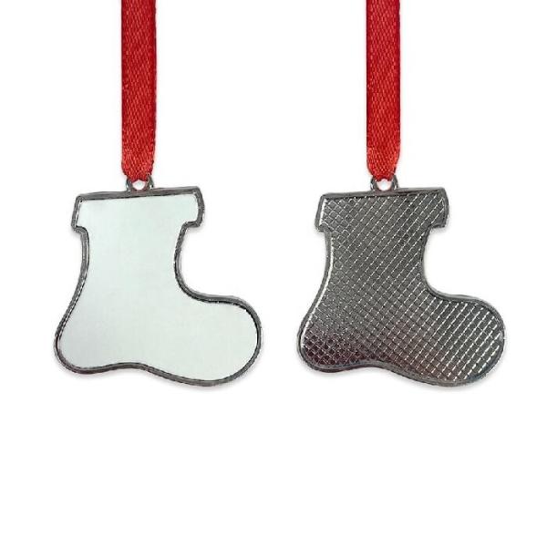 Blank Metal Sublimation Christmas Ornament Christmas Tree Hanging Decorations