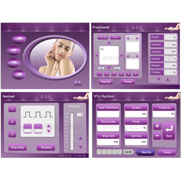 Нанесите шрам машина 30в 40в 50в лазера СО2 удаления частичная с 5 головами обработки