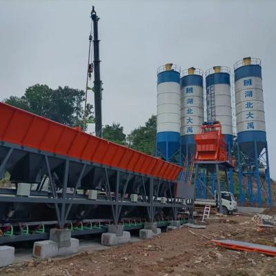 Stationary Batching Concrete Plant Silo Dry Wet Mix  For Transporting Concrete