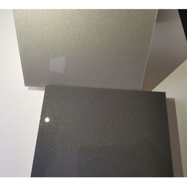 good quality sparkle silver acrylic mdf panel for kitchen furniture