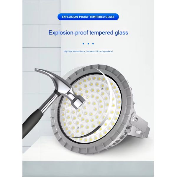 100W Explosion-proof LED Light with 5-Year Warranty and IP66 Rating for Hazardous Areas