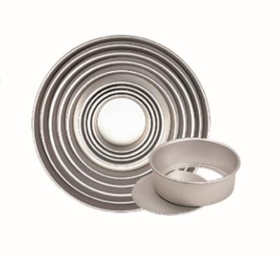 Do bolo do alumínio 254x248x80mm do círculo bandeja de cozimento da vara não