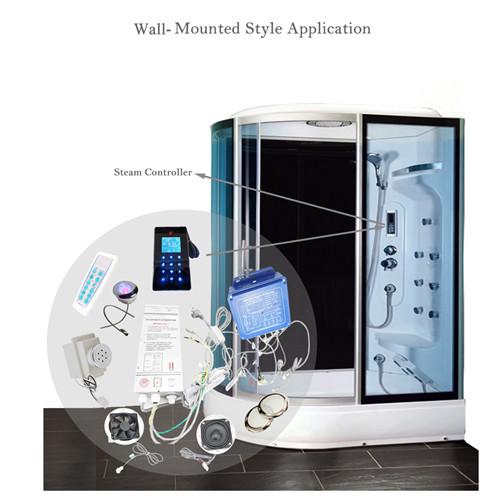 Rated Current 13.6A Steam Bath Equipment With Exhaust Fan / Remote Control