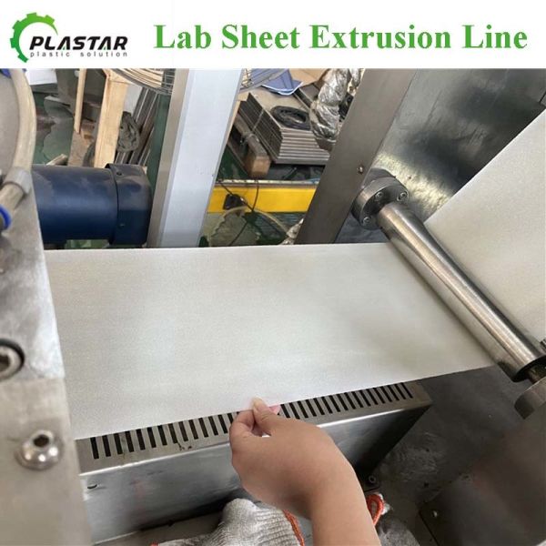 200mm Laboratory Machinery PP PE EVA PET Plastic Sheet Extrusion Line