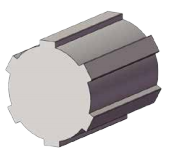 Вал редуктора Шлицевой фрезерный двухшнековый экструдер Вал LD 44: 1 40CrNiMoa Материал Нержавеющая сталь Обрабатывающий вал с ЧПУ