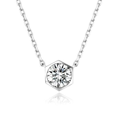 Cool Design 18k Ouro de Laboratório Diamantado Pendente Individualidade Pendente Branco Jóias Diamantadas Forma Redonda Pendente
