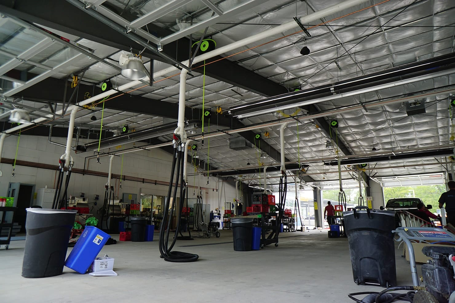 Simple Filling Station Car Wash Shed for Petrol Station