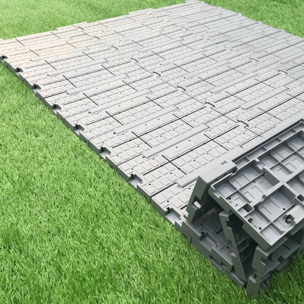 Conception unique en plastique enroulée tapis de protection contre l'herbe plancher de protection contre le sol